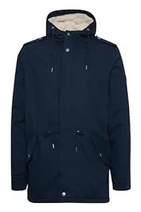 !Solid Jacken !Solid SDDarnell Herren Winterjacke Parka Mantel gefüttert mit Teddy-Futter und Kapuze