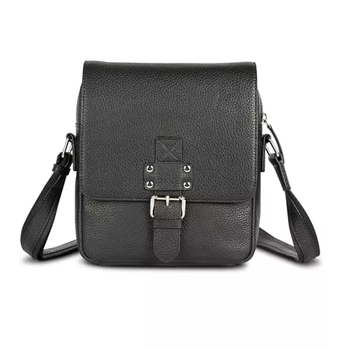 Cas8 Taschen & Rucksäcke Cas8 Umhängetasche Herren CAMPO, Schultertasche, Herrentasche, shoulder bag, Ledertasche, crossbody Tasche aus echtem Leder für Business Alltag und Schule
