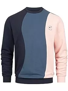 Indicode Pullover & Strickmode Indicode Herren Willow Sweatshirt 3-farbig mit Rundhalsausschnitt | Sweater für Männer