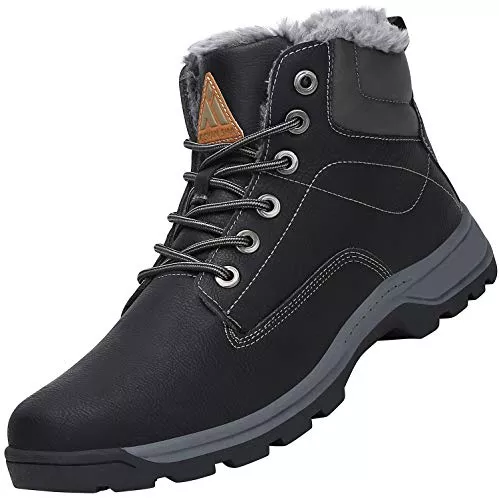 Mishansha Stiefel Mishansha Warme Gefüttert Winterstiefel Herren Damen Wasserdicht Winterschuhe Trekking Wanderschuhe Gr.36-48