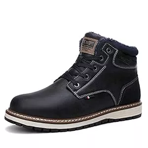 AX BOXING Stiefel AX BOXING Winterschuhe Herren Warm Gefüttert Winterstiefel Draussen Schneestiefel Wanderstiefel Rutschfest Trekkingschuhe Winterboots 41-46 EU