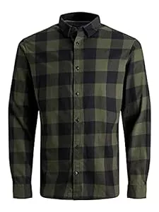 JACK & JONES Hemden JACK & JONES Male Karohemd Slim Fit Karohemd