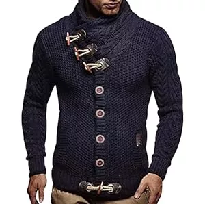 OADOBKICE Pullover & Strickmode OADOBKICE Top Herren Strickjacke Herren Pullover Herren Übergröße Bequeme Strick Herren Casual Lose Pullover Herren Pullover Herren Ohne Kapuze Overzised Pullover Männer Schwarz Top