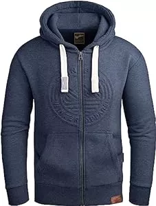 Grin&Bear Kapuzenpullover Grin&Bear Hoodie Herren Sweatjacke GEC601