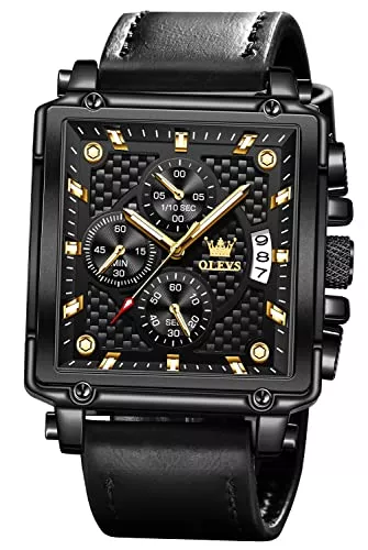 OLEVS Uhren OLEVS Damenuhr Roségold mit Herz Diamant Schwarz Weiße Gesicht Quarz Armbanduhr Wasserdicht Gürtel Armreif Set