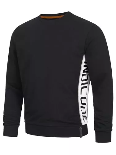 Indicode Pullover & Strickmode Indicode Herren INNilon Sweatshirt mit Rundhals| Herrensweatshirt Pulli Sweater Pullover Männer