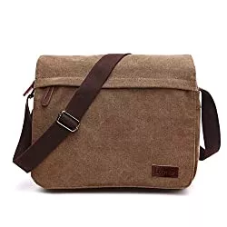 LOSMILE Taschen & Rucksäcke LOSMILE Herren Umhängetaschen, Leinwand Schultertaschen, Schulranzen, für Schule und Arbeits,für Männer