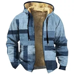 Generisch Jacken Winterjacken Winter Outdoor Warme Jacke Kapuzenjacke Große Größen Herrenjacke Winter Winterjacke Herren mit Kapuze Men Mantel Leichte Sweatjacke Herren Mantel Winter Wintermantel Warm Fleecejacke