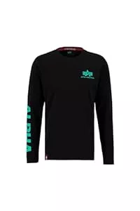 ALPHA INDUSTRIES Langarmshirts ALPHA INDUSTRIES Herren Sleeve Print Heavy Ls Longsleeve T-Shirt