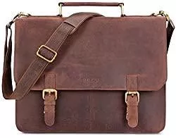 LEABAGS Taschen & Rucksäcke LEABAGS Gainsville Aktentasche Laptoptasche 15 Zoll Ledertasche im Vintage Look
