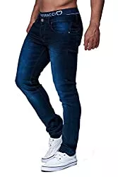 Leif Nelson Jeans Leif Nelson Herren Jeans Hose Slim Fit Denim Blaue graue Lange Jeanshose für Männer Coole Jungen weiße Stretch Freizeithose Schwarze Cargo Chino Sommer Winter Basic