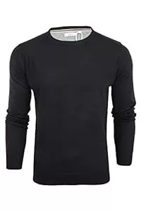 Xact Pullover & Strickmode Xact Herren Pullover aus Baumwolle mit Rundhalsausschnitt