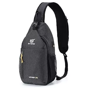 SKYSPER Taschen & Rucksäcke SKYSPER Brusttasche Leichte Sling Bag Herren Klein Schulter Rucksäcke Wasserfest Crossbody Pack Umhängetasche zum Wandern Outdoor Reise