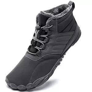 Mabove Stiefel Mabove Barfußschuhe Winterstiefel Herren Damen Wasserdicht Traillaufschuhe Warm Gefüttert Winterschuhe Schneestiefel