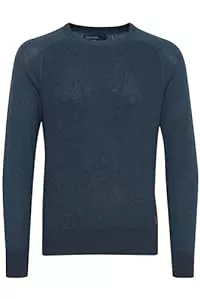 b BLEND Pullover & Strickmode Blend BHGandolf Herren Strickpullover Feinstrick Pullover mit Rundhalsausschnitt