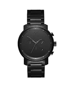 MVMT Uhren MVMT Analog Quarzuhr für Herren mit Braunes Lederarmband