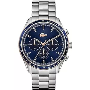 Lacoste Uhren Lacoste Chronograph Quarz Uhr für Herren Kollektion Boston mit Edelstahl- oder Lederarmband, erhältlich