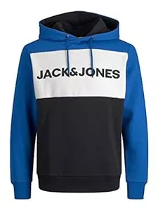 JACK & JONES Kapuzenpullover JACK & JONES Herren JJELOGO Blocking Sweat Hood NOOS 12172344