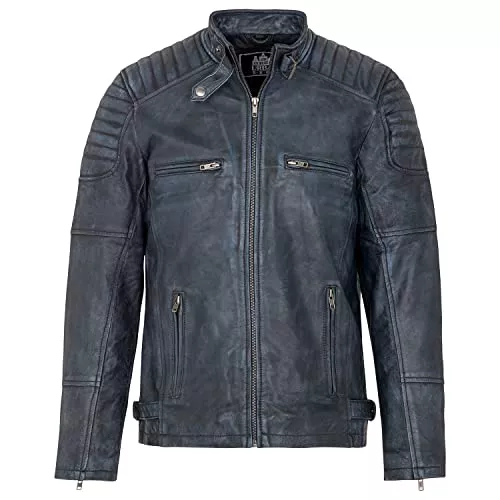 URBAN 5884 Jacken URBAN 5884 Herren Ralf, Lederjacke Echtleder Weich und Strapazierfähig