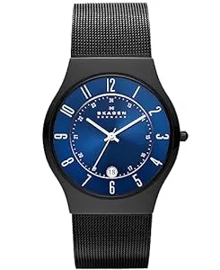 Skagen Uhren Skagen Herren-Sundby, Edelstahluhr mit drei Zeigern und Datum