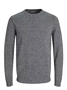 JACK & JONES Pullover & Strickmode JACK & JONES Male Strickpullover mit Rundhals Einfarbig Strickpullover mit Rundhals