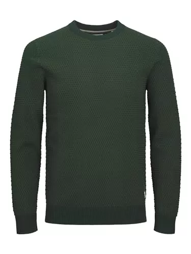 JACK & JONES Pullover & Strickmode JACK & JONES Male Strickpullover mit Rundhals Einfarbig Strickpullover mit Rundhals