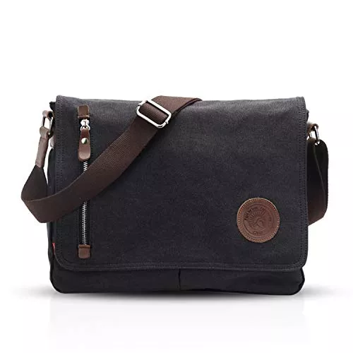 FANDARE Taschen & Rucksäcke FANDARE Unisex Messenger-Tasche, 35,6 cm, tragbar, Umhängetasche, für Studenten, Reisen, Arbeit, Schule, Damen/Herren, Umhängetasche