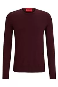 HUGO Pullover & Strickmode HUGO Herren San Cedric-M1 Pullover aus besonders feiner Merinowolle