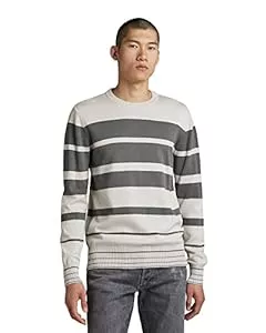 G-STAR RAW Pullover & Strickmode G-STAR RAW Herren Irregular Stripe Knitted Pullover Knits