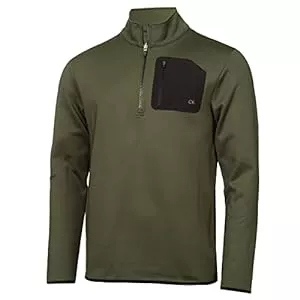 Calvin Klein Pullover & Strickmode Calvin Klein Herren Delta Halbzip Feuchtigkeitsdochtung Midlayer Golfpullover