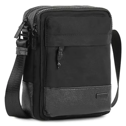 JASLEN Taschen & Rucksäcke JASLEN - Umhängetasche Herren Klein mit verstellbarem riemen - Herren Umhängetasche Klein hergestellt aus hochwertigen Materialien - Dauerhaft Kleine Umhängetasche Herren - Herrentasche Zum Umhängen.