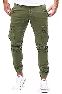 Cassiecy Hosen Cassiecy Herren Hose Jogger Chino Cargo Jeans Hosen Stretch Sporthose Herren Hose mit Taschen Slim Fit Freizeithose…