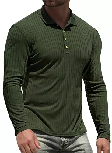 NITAGUT Poloshirts NITAGUT Herren Polo Shirt Kurzarm Muskel Sport Tennis Golf Basic T-Shirt