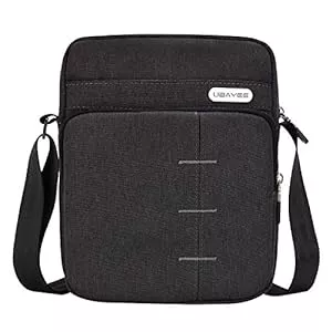 UBAYEE Taschen & Rucksäcke UBAYEE Umhängetasche Herren für iPad Tablet (Passt 10,5 Zoll), mit Viele Fach, Tabbletfach