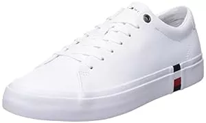 Tommy Hilfiger Sneaker & Sportschuhe Tommy Hilfiger Herren Corporate Leather Detail Vulc Fm0fm04589 Vulkanisierte Sneaker