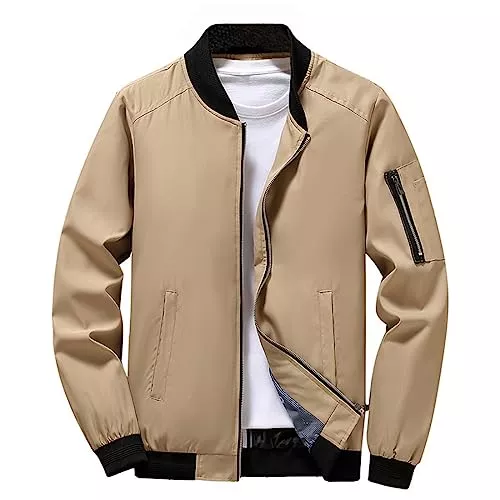 zuoxiangru Jacken zuoxiangru Herren Bomberjacken Leichte Windjacke