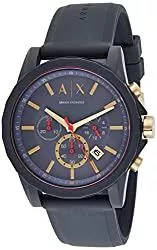 Armani Exchange Uhren Armani Exchange Herren Chronograph Quarz Uhr mit Silikon Armband
