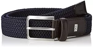 BRAX Gürtel BRAX Herren Elastischer Lederflechtgürtel Gürtel