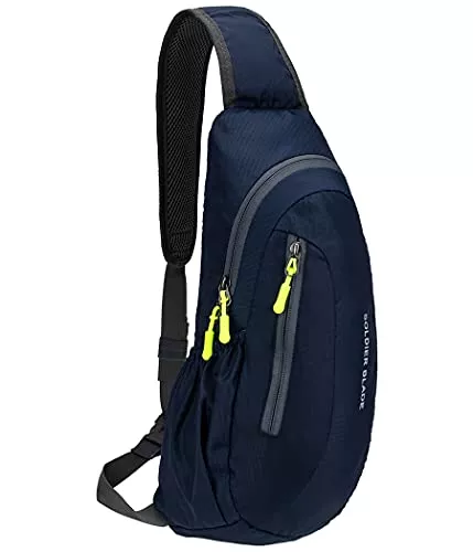 Gisdanchz Taschen & Rucksäcke Gisdanchz wasserdichte Nylon Sling Bag Rucksack Brusttasche Klein Herren Damen für Sport, Reisen usw