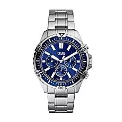 FOSSIL Uhren FOSSIL Herrenuhr Garrett, 44mm Gehäusegröße, Chronographenwerk