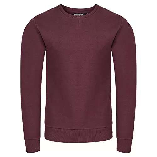 riverso Pullover & Strickmode riverso Herren Pullover RIVPhillip Sweatshirt Basic Rundhals Sweater Pulli Langarm Regular Fit Einfarbig