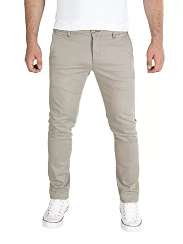 PITTMAN Hosen PITTMAN Andrew - Herren Chino Hose - Chinohose Mit Teil-Elastischem Bund
