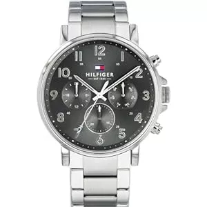 Tommy Hilfiger Uhren Tommy Hilfiger Herren Multi Zifferblatt Quarz Uhr Danielmit Leder Armband