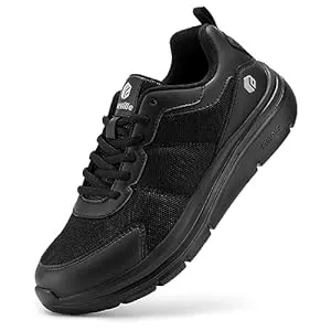 FitVille Sneaker & Sportschuhe FitVille Extra Weit Walkingschuhe Herren leicht Freizeitschuhe Stoßdämpfung und Rückprall Fitnessschuhe Atmungsaktiv Gym Flexibel und biegsam