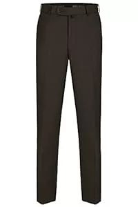 aubi: Hosen aubi: Herren Businesshose Anzughose Flat Front Modell 26
