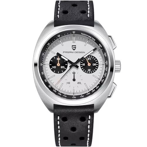 LACZ DENTON Uhren Pagani Design PD1782 Uhren für Männer Chronograph Uhren für Männer Analoguhr,Herren Saphirspiegel 10Bar wasserdichte Armbanduhr,VK63 Uhrwerk