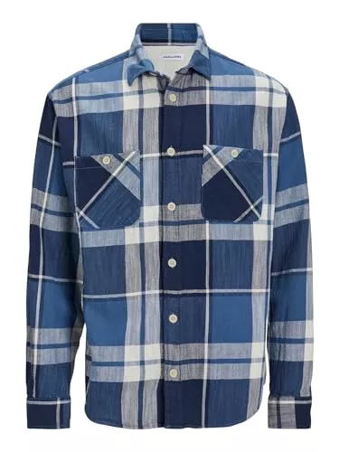 JACK & JONES Hemden JACK & JONES Male Overshirt Relaxed Fit Overshirt