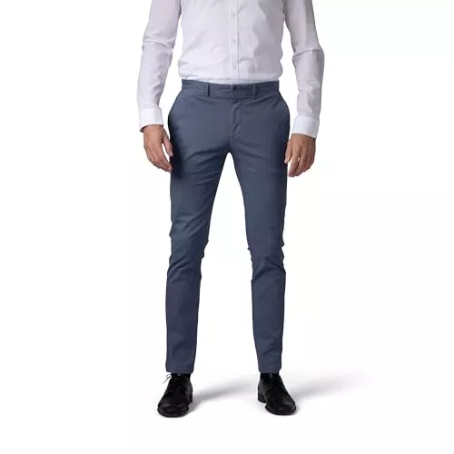 Hirschthal Hosen Hirschthal Herren Chino Hose Herrenhose Casual mit Stretch Slim-Fit