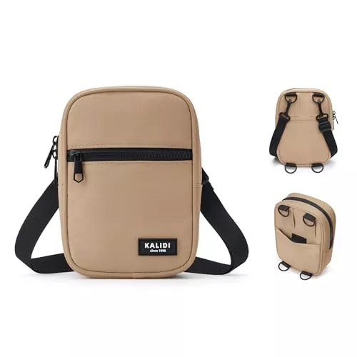 KALIDI Taschen & Rucksäcke KALIDI Unisex Umhängetasche,Herren &amp; Damen Klein Crossbody Bag Damen Nylon Wasserdichter Herren Schultertasche Handytasche zum Umhängen für Freizeit Reisen Job
