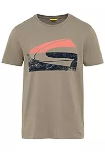 camel active T-Shirts camel active Herren Kurzarm T-Shirt aus biologischer Baumwolle